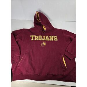 Champs Sports USC Trojans Long Sleeve Pullover Hoodie Mens 2XL Vintage College‎